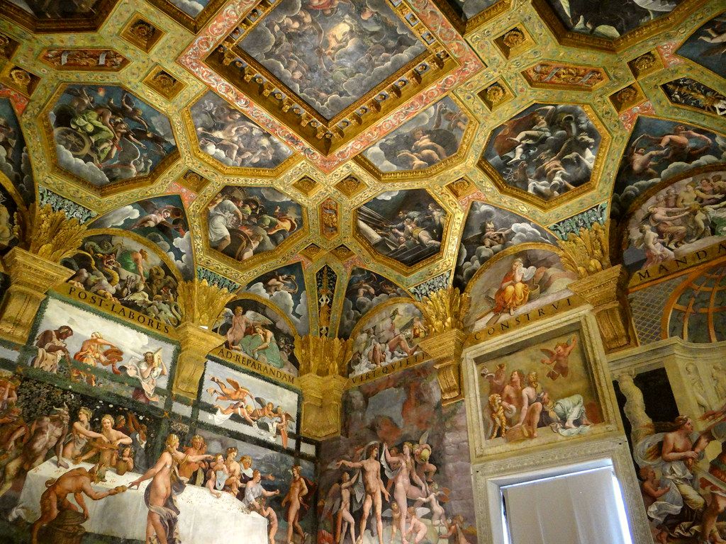 Palazzo Te: Chamber of Cupid & Psyche, in Mantova.