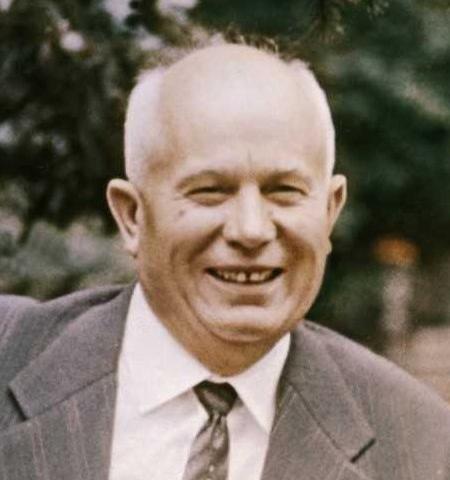 Nikita Khrushchev, leader of the Soviet Union c.1960.