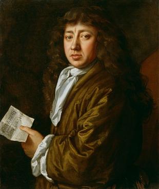 Portrait of Samuel Pepys by John Hayls, 1666. Click to enlarge.